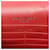 Yves Saint Laurent Petit sac à bandoulière Kate de Saint Laurent en cuir rouge à pompon  - vue 9