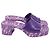 Ciabatte Gucci Logo in gomma viola Porpora