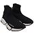 Everyday Tênis Balenciaga Speed 2.0 em poliéster preto - vista 3