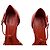 Zimmermann Braided T-Strap Pumps aus rotem Leder - Ansicht 10