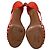 Zimmermann Braided T-Strap Pumps aus rotem Leder - Ansicht 9