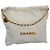 Timeless Chanel Quilted Small Chanel 22 in pelle di vitello lucida bianca Marrone Rosso - vista 2