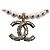 Timeless Collana Chanel CC con perle impreziosite in strass dorato D'oro - vista 6