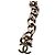 Timeless Collana Chanel CC con perle impreziosite in strass dorato D'oro - vista 8