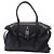 Borsa Tote Givenchy Antigona Lock Soft Medium in pelle nera Nero