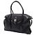 Borsa Tote Givenchy Antigona Lock Soft Medium in pelle nera Nero - vista 2