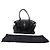 Borsa Tote Givenchy Antigona Lock Soft Medium in pelle nera Nero - vista 5