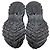 Sandali Lanvin x Suicoke Wake Curb in gomma nera Nero - vista 8