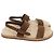Sandali slingback in scamosciato marrone con fodera in shearling Saint Laurent