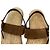 Sandali slingback in scamosciato marrone con fodera in shearling Saint Laurent - vista 9