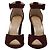 Sling Back Block Heel Charlotte Olympia sin Burgundy Suede - vista 2