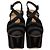 Sandali con platform Prada in tela multicolore - vista 2