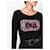 Versace Pullover mit Glitzer-Logo-Print Schwarz  - Ansicht 5