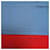Yves Saint Laurent Top carré Color-Block YSL (Bleu clair) Rouge  - vue 7