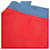 Yves Saint Laurent Top carré Color-Block YSL (Bleu clair) Rouge  - vue 8