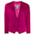 Yves Saint Laurent Veste fuchsia à ourlet asymétrique YSL Rose  - vue 1