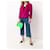 Yves Saint Laurent Veste fuchsia à ourlet asymétrique YSL Rose  - vue 2