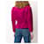 Yves Saint Laurent Veste fuchsia à ourlet asymétrique YSL Rose  - vue 4