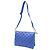 Borsa a tracolla Louis Vuitton Coussin in pelle blu - vista 2