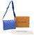 Borsa a tracolla Louis Vuitton Coussin in pelle blu - vista 5