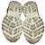 Sandalias Suicoke x Lanvin Wake Curb LNV en caucho blanco - vista 10
