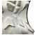 Sandalias Suicoke x Lanvin Wake Curb LNV en caucho blanco - vista 8