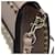 Petit sac bandoulière Valentino Garavani Rockstud en cuir beige Marron Rouge  - vue 12