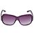 Miu Miu eckige Sonnenbrille mit violettem Acetat Lila