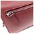 Borsa a tracolla piccola Burberry Derby House Check in pelle di vitello rossa Rosso - vista 11
