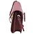 Borsa a tracolla piccola Burberry Derby House Check in pelle di vitello rossa Rosso - vista 3