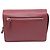 Borsa a tracolla piccola Burberry Derby House Check in pelle di vitello rossa Rosso - vista 4