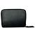 Saint Laurent Rive Gauche Zip Around Compact Wallet aus schwarzem Leder - Ansicht 6