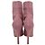 Botines Fiona de punto de bucle Gianvito Rossi Rosa Sintético Castaño - vista 6