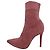 Botines Fiona de punto de bucle Gianvito Rossi Rosa Sintético Castaño - vista 7
