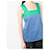 Yves Saint Laurent Top carré Color-Block YSL (Vert) Bleu Bleu clair  - vue 3