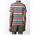 Camiseta a rayas con botones Missoni Multicolor - vista 3