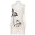 Regata de renda com bolinhas Chanel Branco