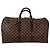 Borsa Louis Vuitton Keepall 50 Damier Ebene Canvas Marrone