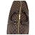 Borsa Louis Vuitton Keepall 50 Damier Ebene Canvas Marrone - vista 7