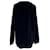 Balmain Samt-Pullover aus schwarzer Baumwolle mit Münzmotiv  - Ansicht 3