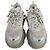 Baskets Balenciaga Triple S semelle transparente en polyester blanc Écru - vue 4