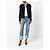 Versus Versace Embossed Viscose Jacket Black - view 2