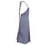 Vestido polo halter con rayas awning Thom Browne en algodón azul claro - vista 3