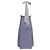 Vestido polo halter con rayas awning Thom Browne en algodón azul claro - vista 4