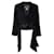 Yves Saint Laurent Blazer court Kenzo avec broderies florales Noir  - vue 1