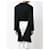 Yves Saint Laurent Blazer court Kenzo avec broderies florales Noir  - vue 4