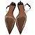 Décolleté slingback Cœur in PVC nero Alaïa - vista 8