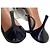 Décolleté slingback Cœur in PVC nero Alaïa - vista 9
