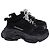 Balenciaga Triple S Sneaker aus schwarzem Polyester