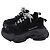 Balenciaga Triple S Sneaker aus schwarzem Polyester - Ansicht 4